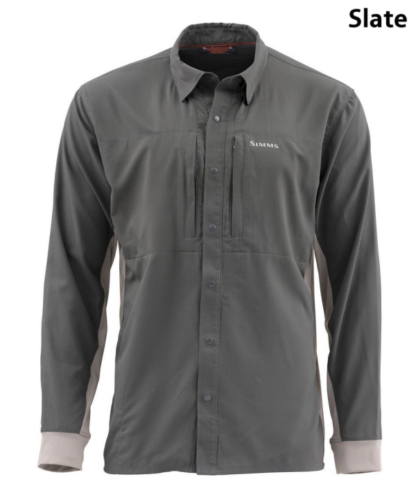Simms Intruder BiComp Shirt Slate Simms Intruder BiComp Shirt Slate